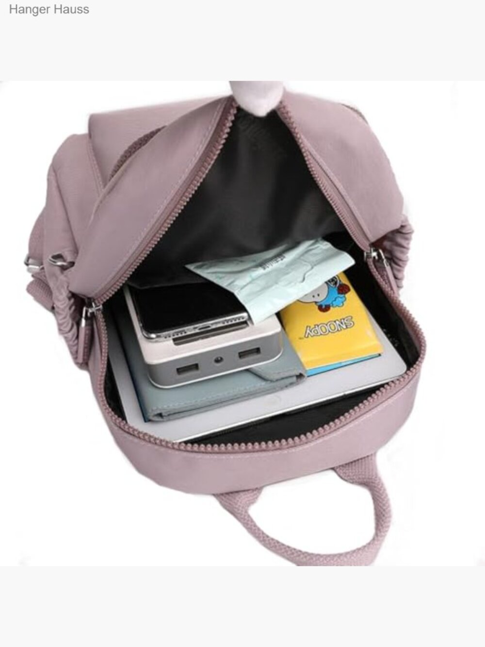 Convertible Sling Backpack Purse Waterproof Nylon Daypack Travel - Picture 6 of 6